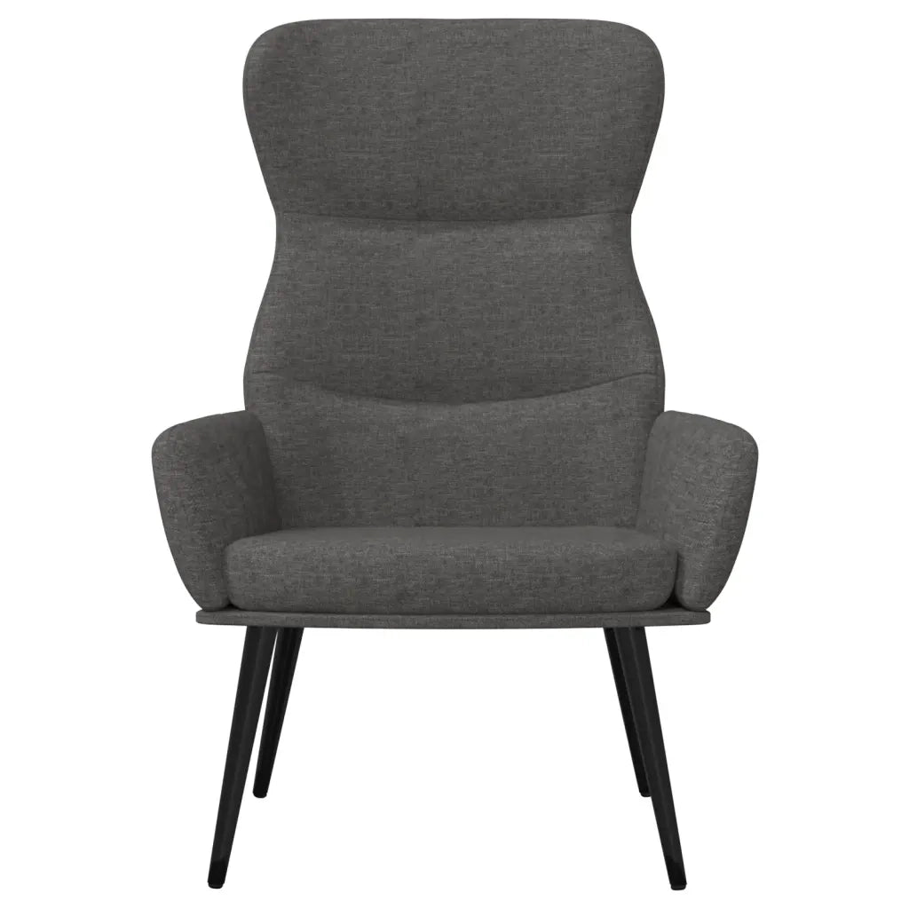 Sedia Relax Grigio Scuro in Tessuto cod mxl 9769