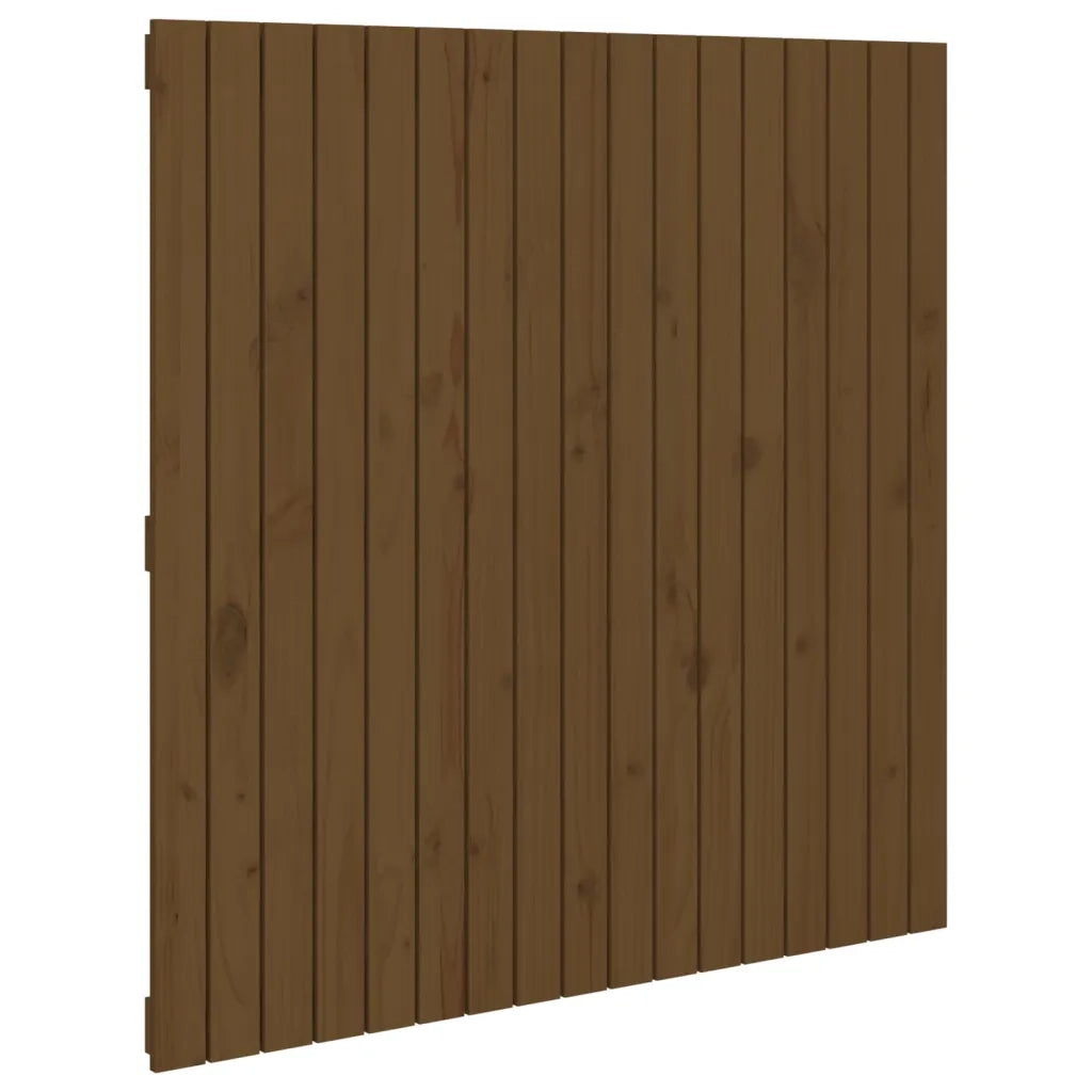 Testiera | Testata da Parete Ambra 108x3x110 cm in Legno Massello di Pino