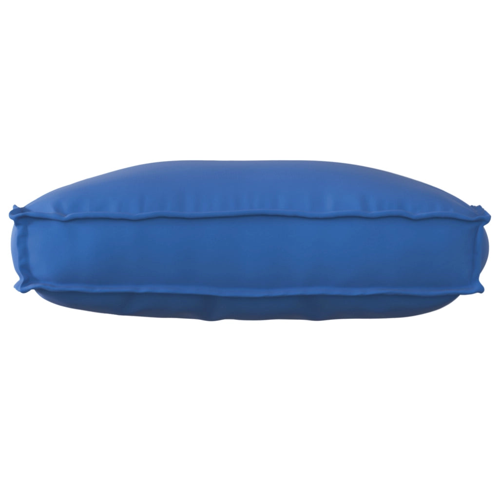 Cuscino per schienale blu reale 70x40x12 cm in tessuto Oxford