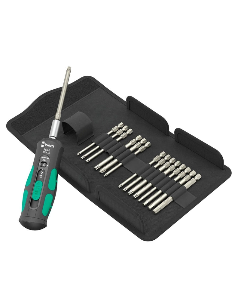 Set di 17 pezzi WERA 7515/16 Kraftform Safe-Torque Speed Universal