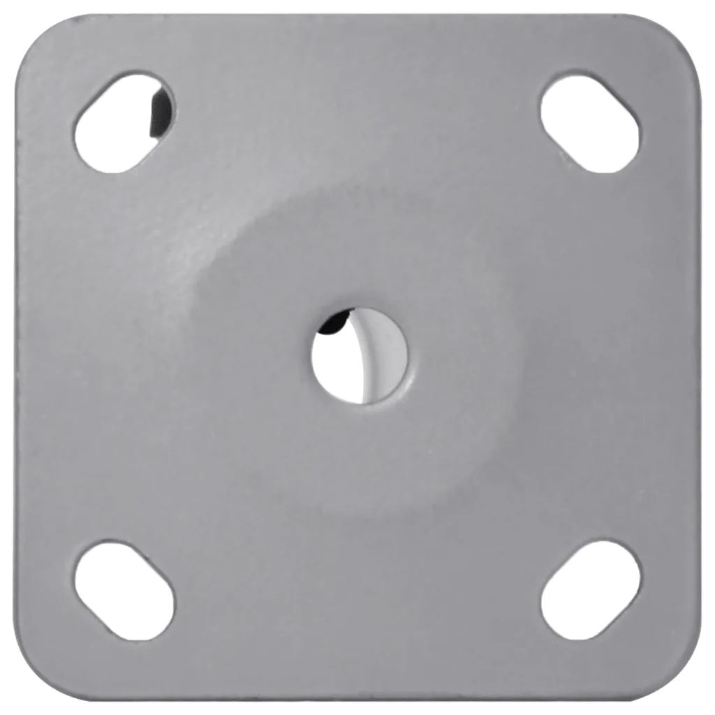 Base per Ombrellone per Palo da Ø32/34/38 mm Argento in Acciaio 4003372