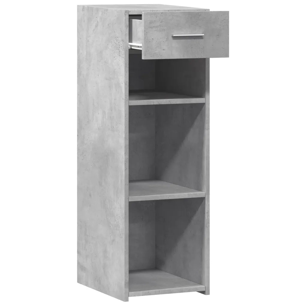 Credenza Grigio Cemento 30x42,5x93 cm in Legno Multistrato 846309
