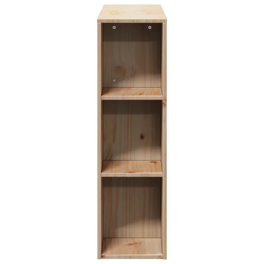 Testiera con Ripiani 75 cm in Legno Massello di Pino 855645