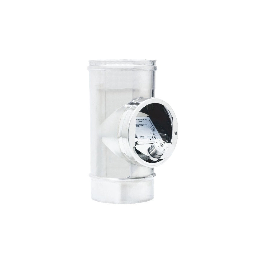 Modulo da 150mm aisi 304 con regolatore automatico di tiraggio