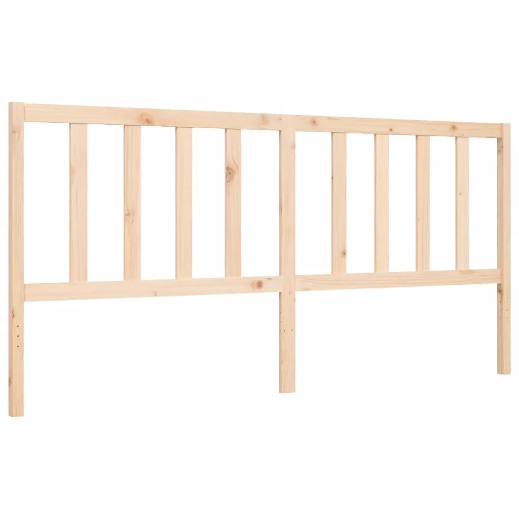 Giroletto senza Materasso-Struttura Letto 200x200 cm in Legno Massello di Pino 254314