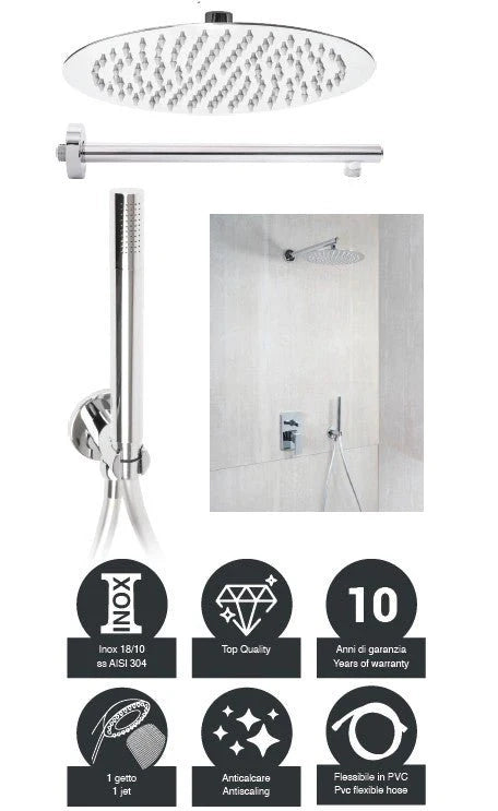 Kit RESTYLING modello TOP LINE - Tondo - Cromo Metaform ¿ 25 cm