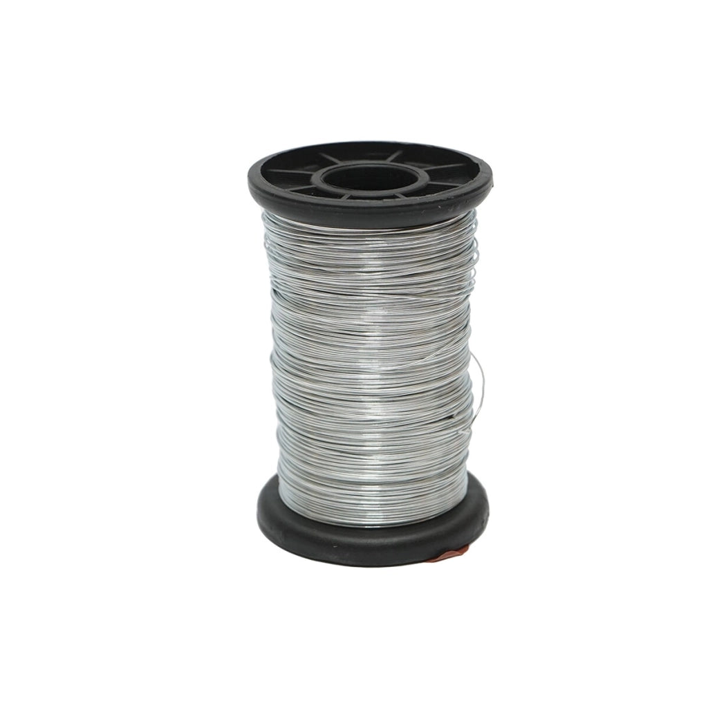 Filo di Ferro per Apicoltura 250 gr Rotolo di filo zincato (galvanizzato) 250g