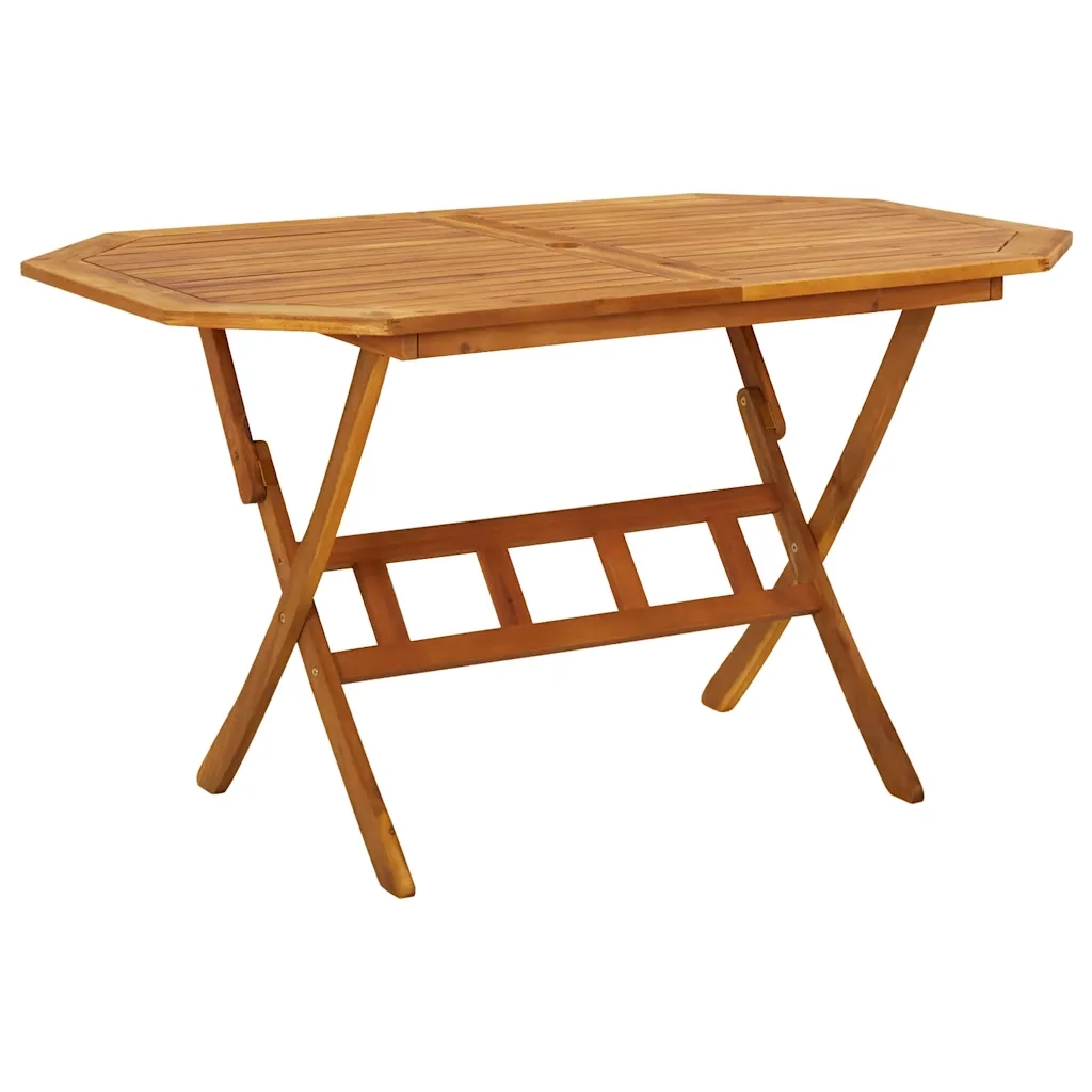 Set da Pranzo da Giardino 5 pz in Legno Massello di Acacia cod mxl 44180