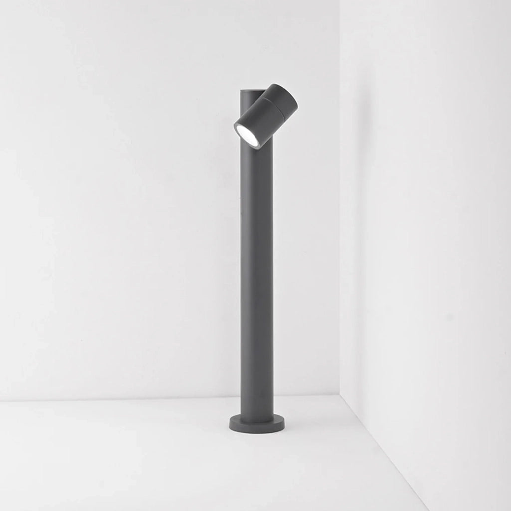 Paletto Esterno Contemporaneo Pull Alluminio Antracite 1 Gu10 Ip65