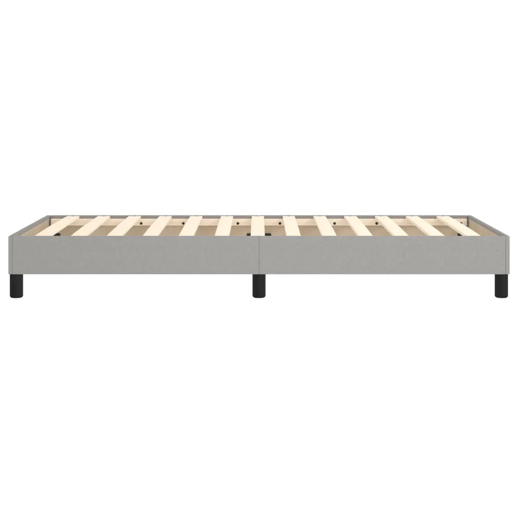 Giroletto senza Materasso Grigio Chiaro 90x200 cm Tessuto