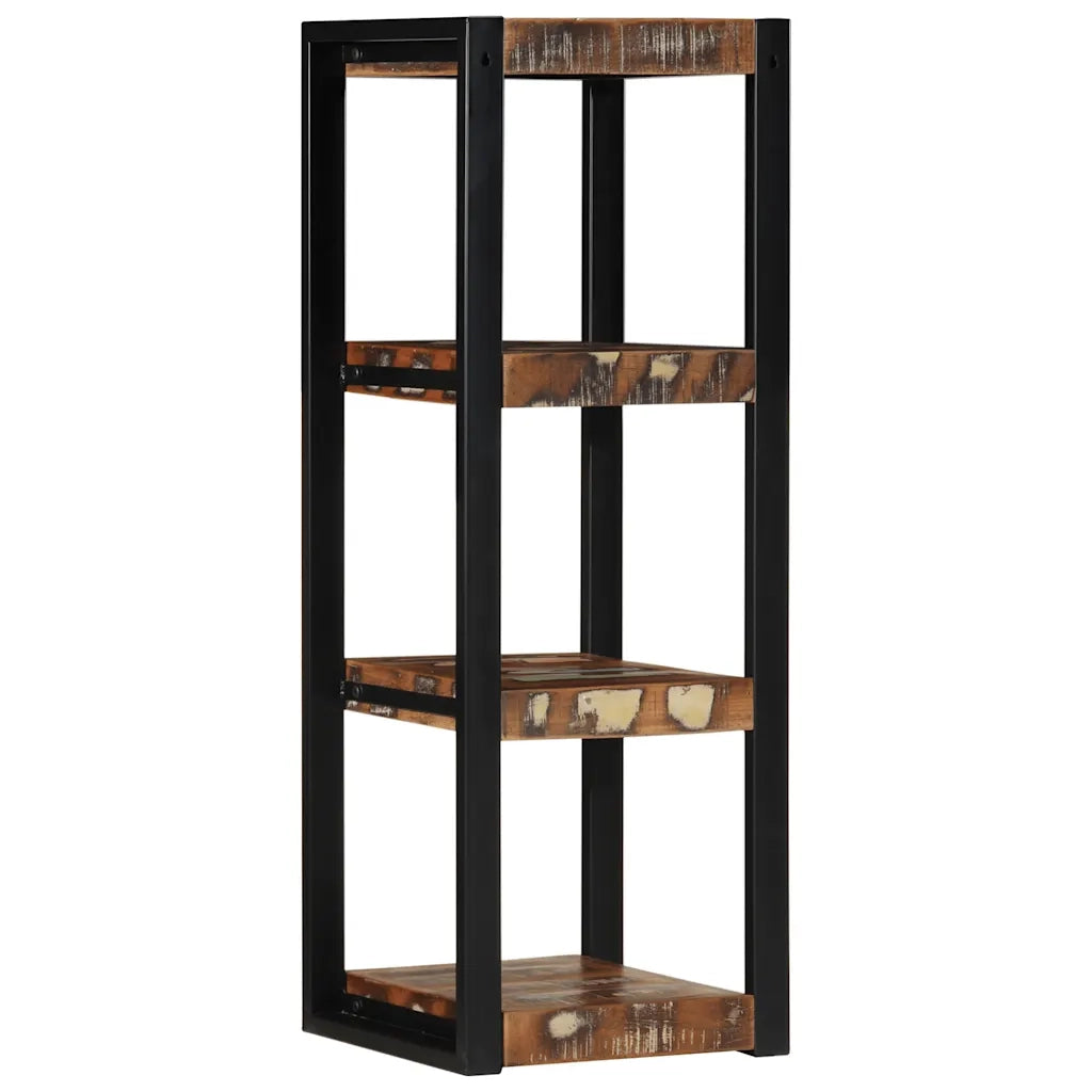 Mensola da Parete Multicolore 35x35x100 cm in Legno Recupero 4015936