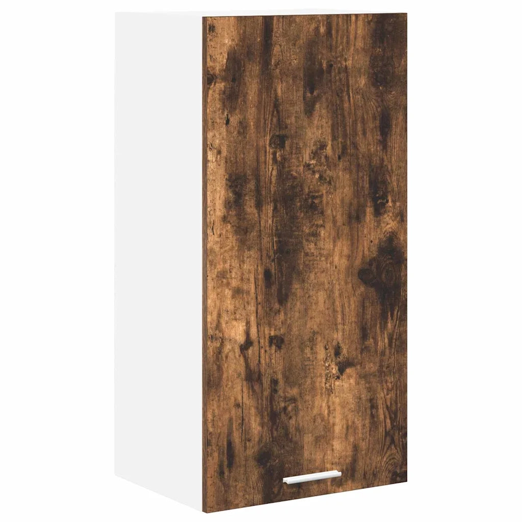 Armadio pensile Rovere Affumicato e Bianco 40 x 31 x 80 cm