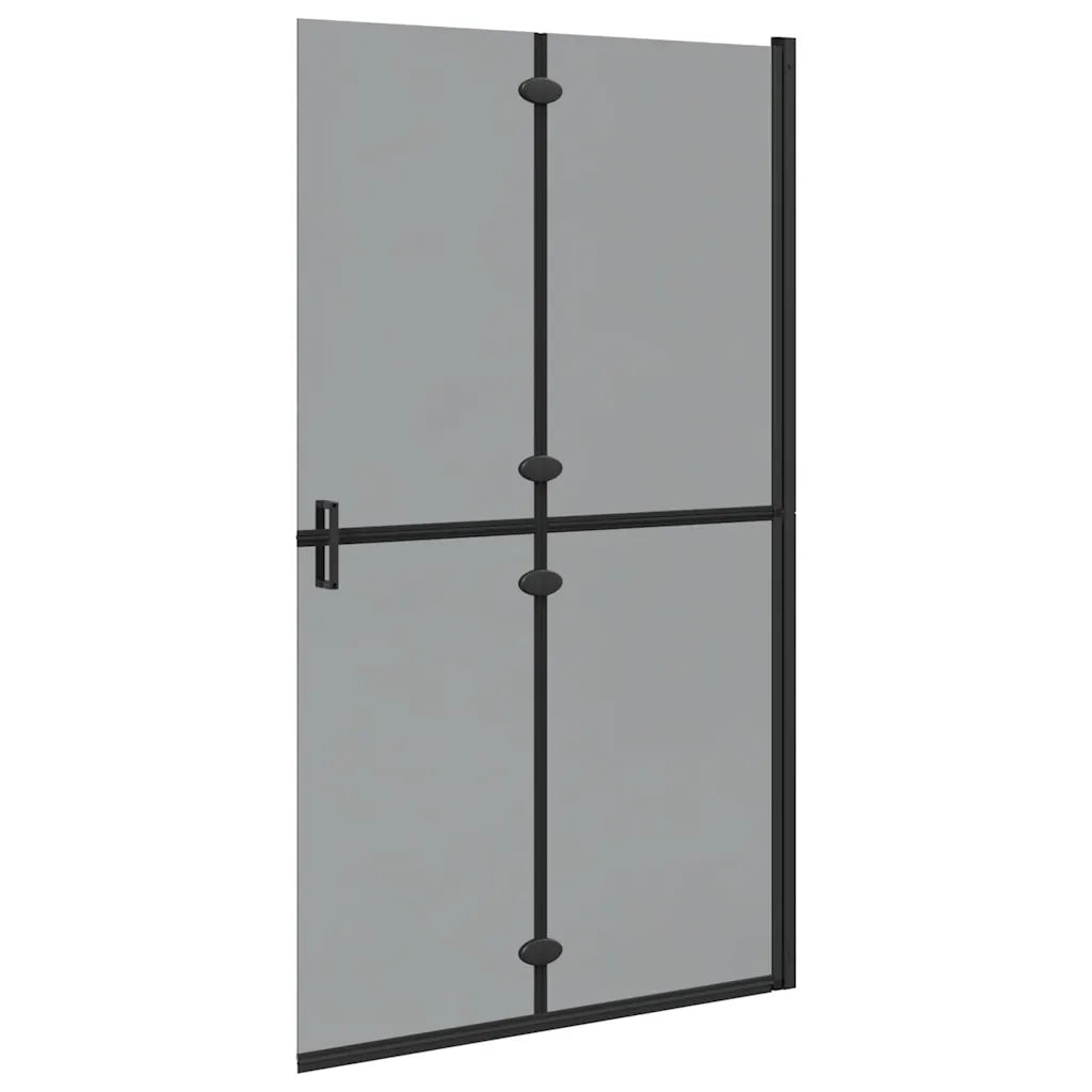 Parete doccia walk-in Nero 110 x 6,5 x 190 cm CFW6284532