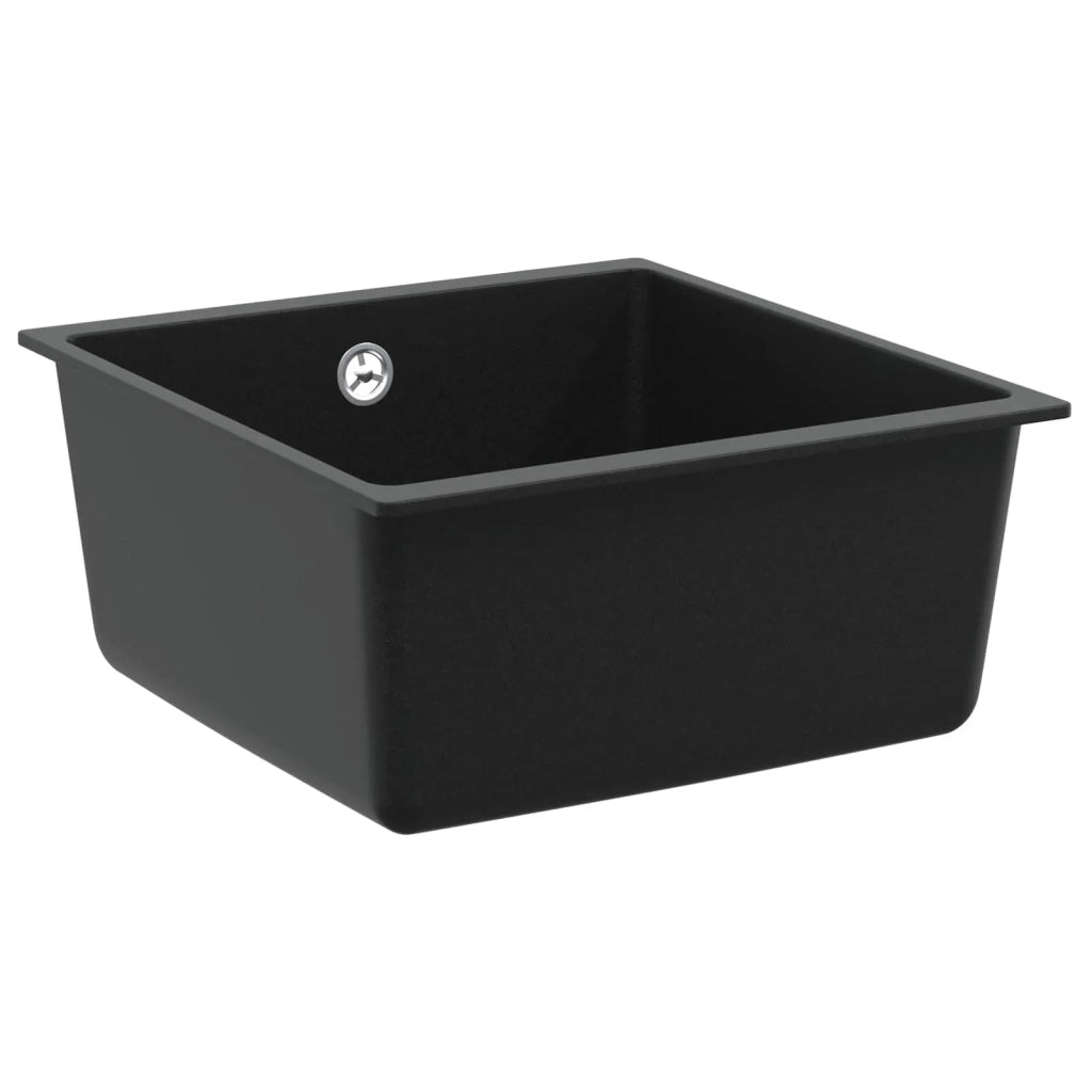 Lavello Nero 430 x 460 mm 80% Quarzo e 20% Resina CFW5734068
