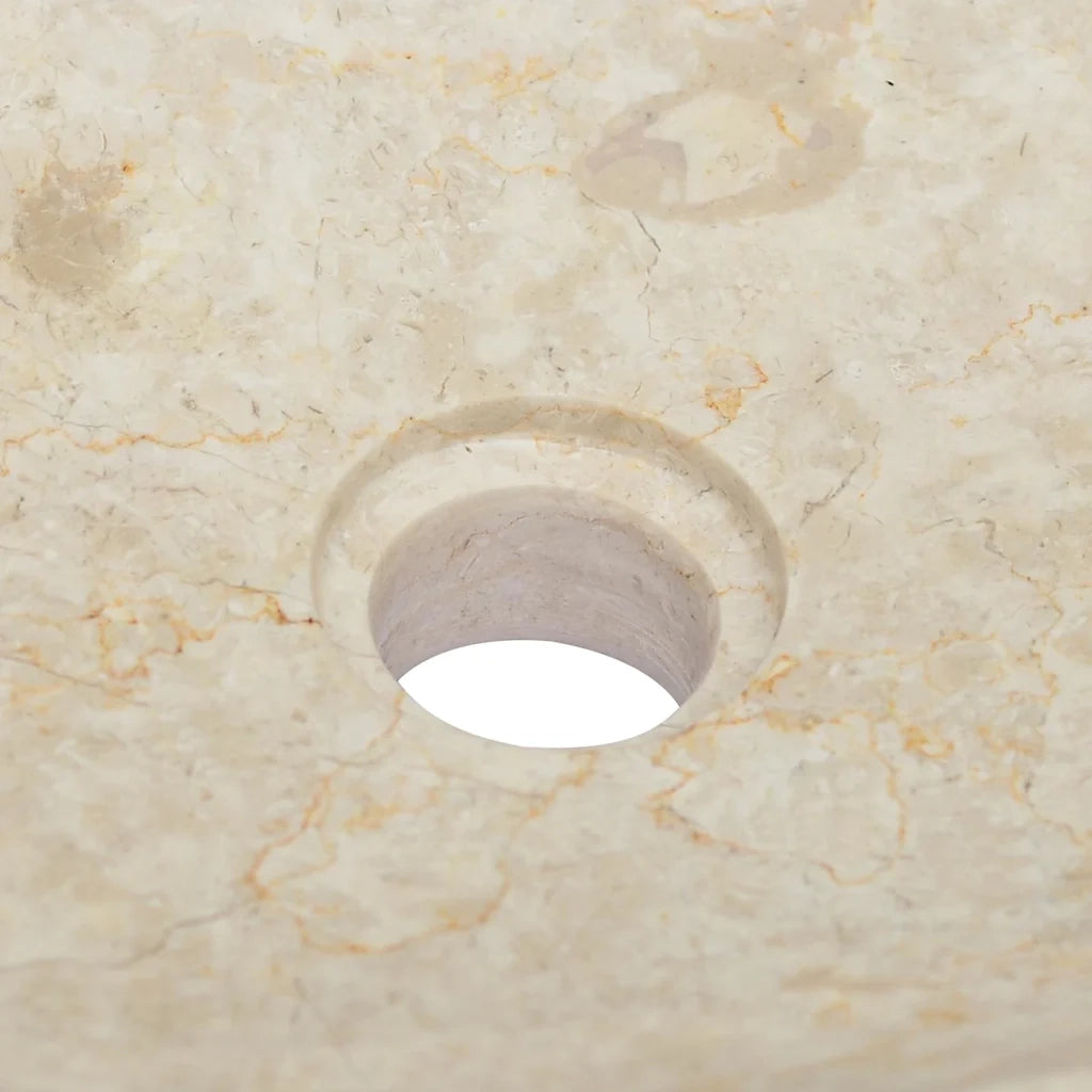 Lavandino Crema 50x35x10 cm in Marmo cod mxl 41332