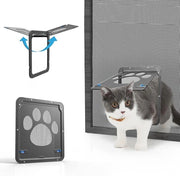 Schermo a mosche facile da installare - Porta libera per gatti/cani piccoli e medi con chiusura a chiave - NAMSAN