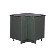 Mobile ad angolo cucina Fame-Line Verde-oro rustico/Antracite 80.5 cm, PL Antracite Vicco