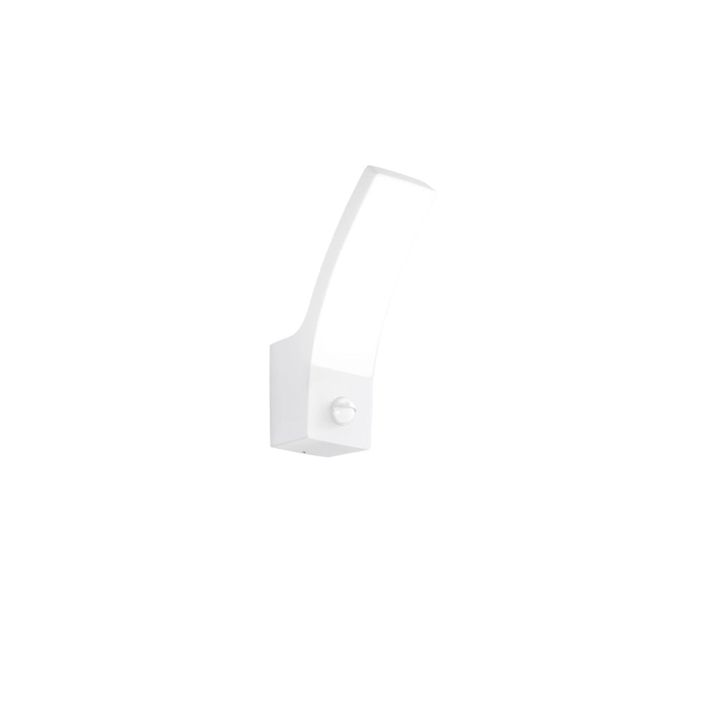 APPLIQUE LED SAIL BIANCA 12W 1440LM CCT 3000K / 4000K IP65 CON SENSORE 8X16X24,5CM