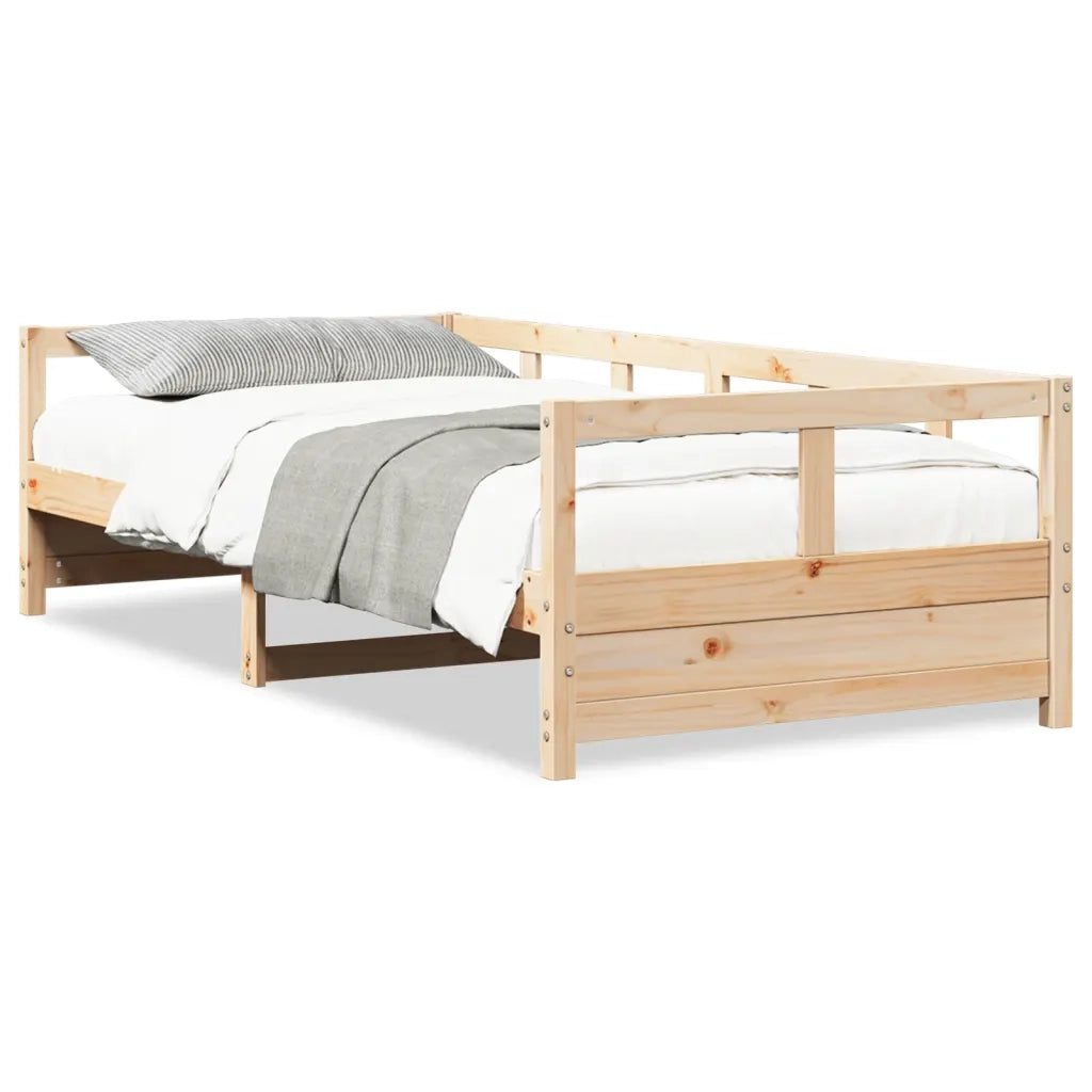 Dormeuse Naturale 80x200 cm in Legno Massello di Pino 854958