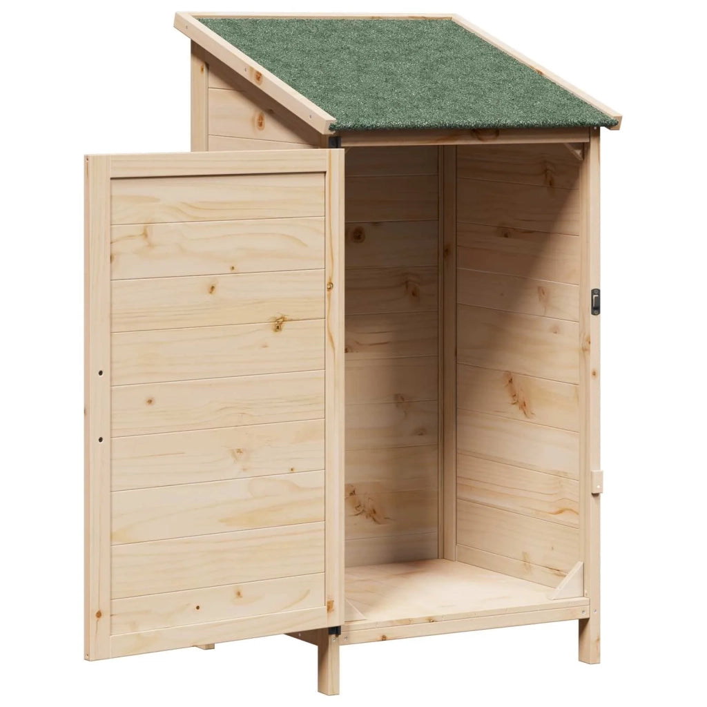 Capanno da Giardino Naturale 59,5 x 56 x 113,5 cm