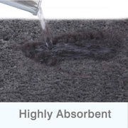 Matte anti-scivolo per doccia con microfibra alta densità - lavabile in lavatrice - assorbente acqua - soffice microfibre - doccia bagno