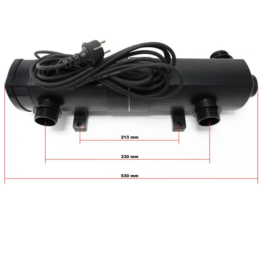 Chiarificatore sterilizzatore con lampada UVC da 36 watt per stagni e piscine con filtro 16_0001527