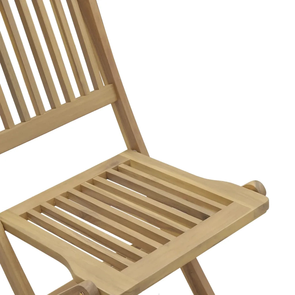 Set da Pranzo da Giardino 9 pz Legno Massello di Acacia
