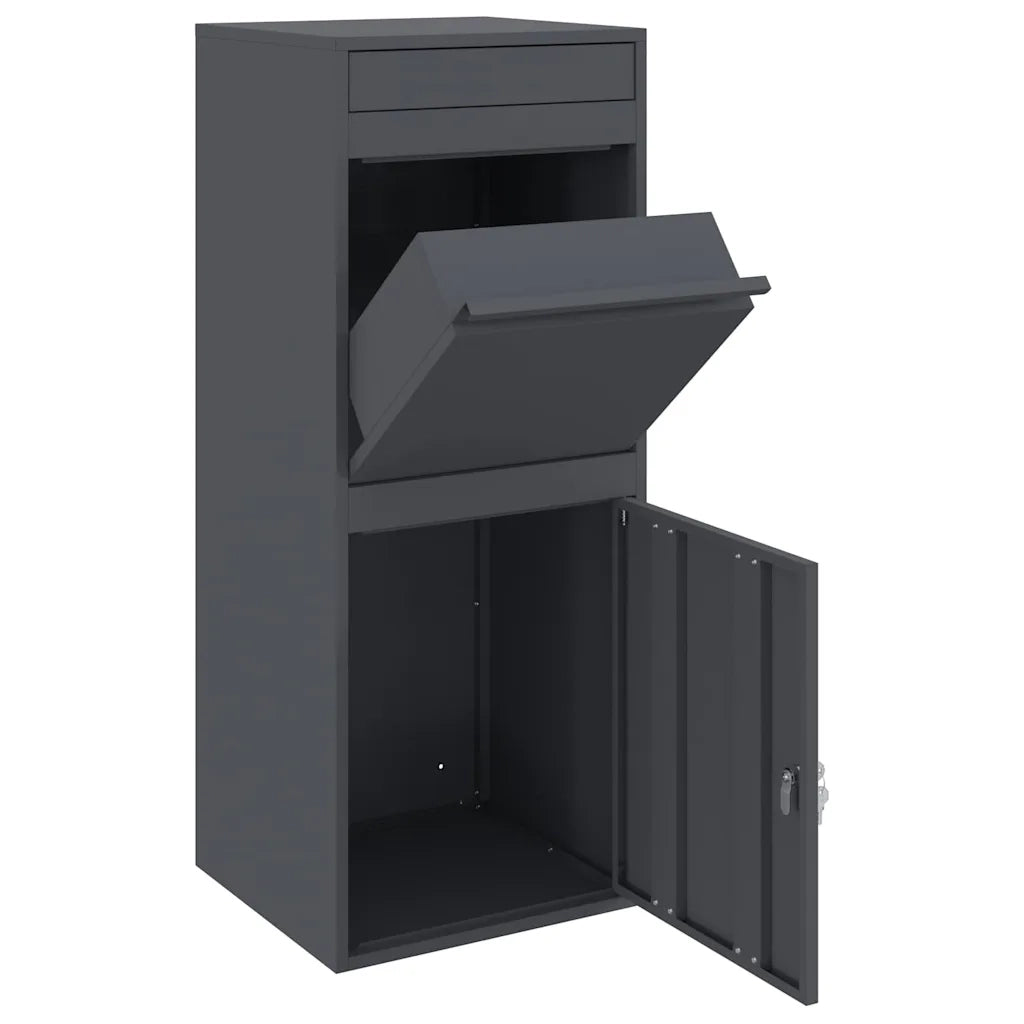 Cassetta per pacchi Antracite 41 x 38 x 103 cm Acciaio