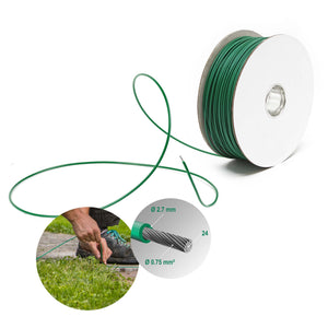 Filo perimetrale robot rasaerba 250 m, diametro 2,45 mm, filo di rame stagnato, universale