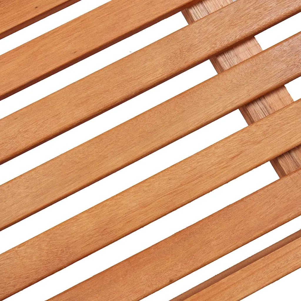 Panchina da Giardino | Panca da Giardino Pieghevole 120 cm Legno Massello Eucalipto