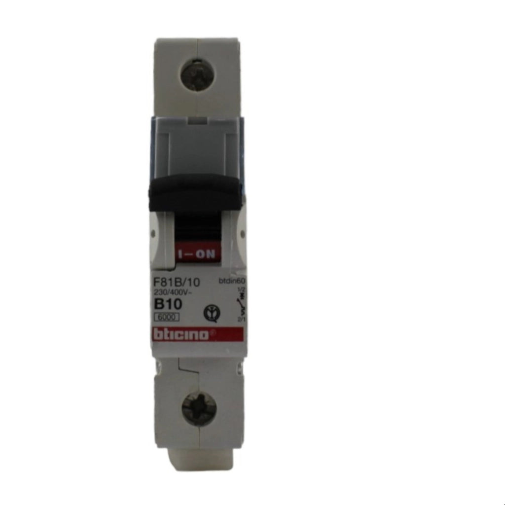 Interruttore magnetotermico 1P 1 mod. 10A Bticino