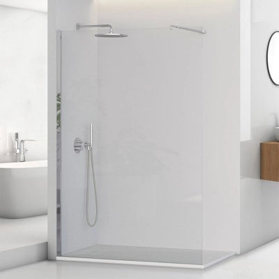 Doccia Walk-In 110 cm trasparente 8 mm profilo cromo H 200 cm  Tay