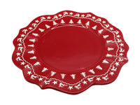 Piatto Decorativo Natalizio Ø29 cm in Ceramica