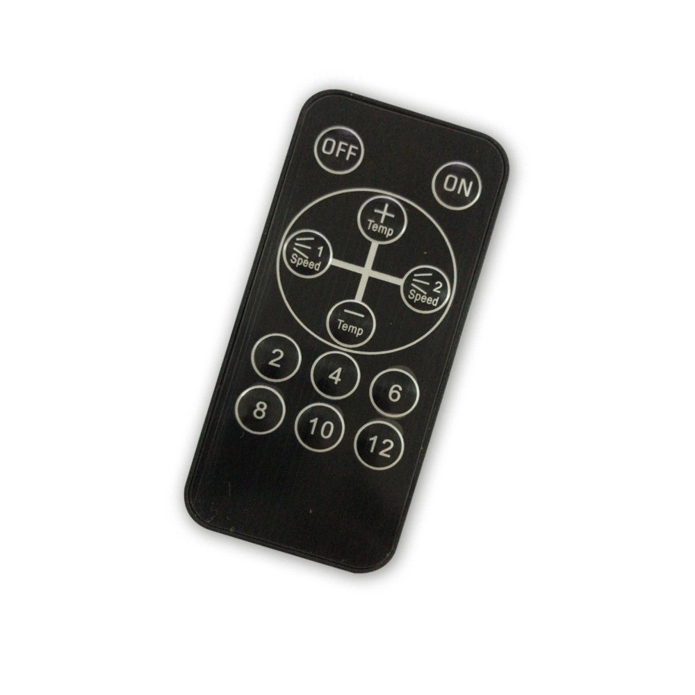 Trade Shop - Mini Stufa Elettrica Termoventilatore Portatile Con Telecomando Caminetto Fuoco -