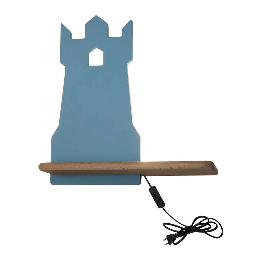 Candellux TOWER applique LED 4W 4000K blu legno IP20