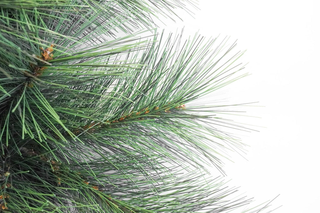 Albero di Natale Artificiale 240 cm 66 Rami con Tronco Quercia Verde
