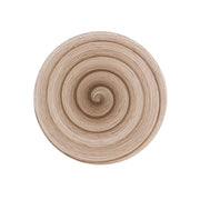 Piatto piano grey Memento Table in ceramica dipinta a mano Ø 27,5 cm