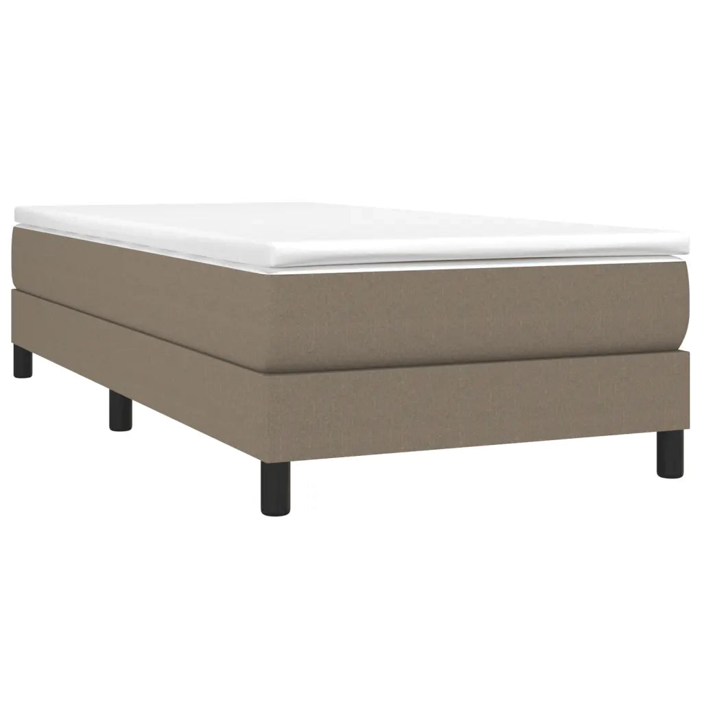 Giroletto a Molle con Materasso Tortora 90x190 cm in Tessuto cod mxl 33592