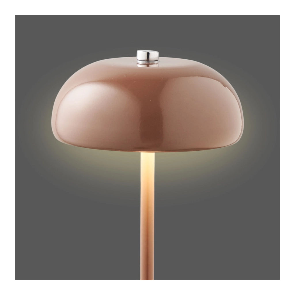 Lampada da Tavolo Margate, Marrone, Metallo, 13x13x18 cm