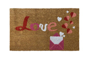 Zerbino Ingresso Casa In Fibra Di Cocco Con Base In Pvc  Love