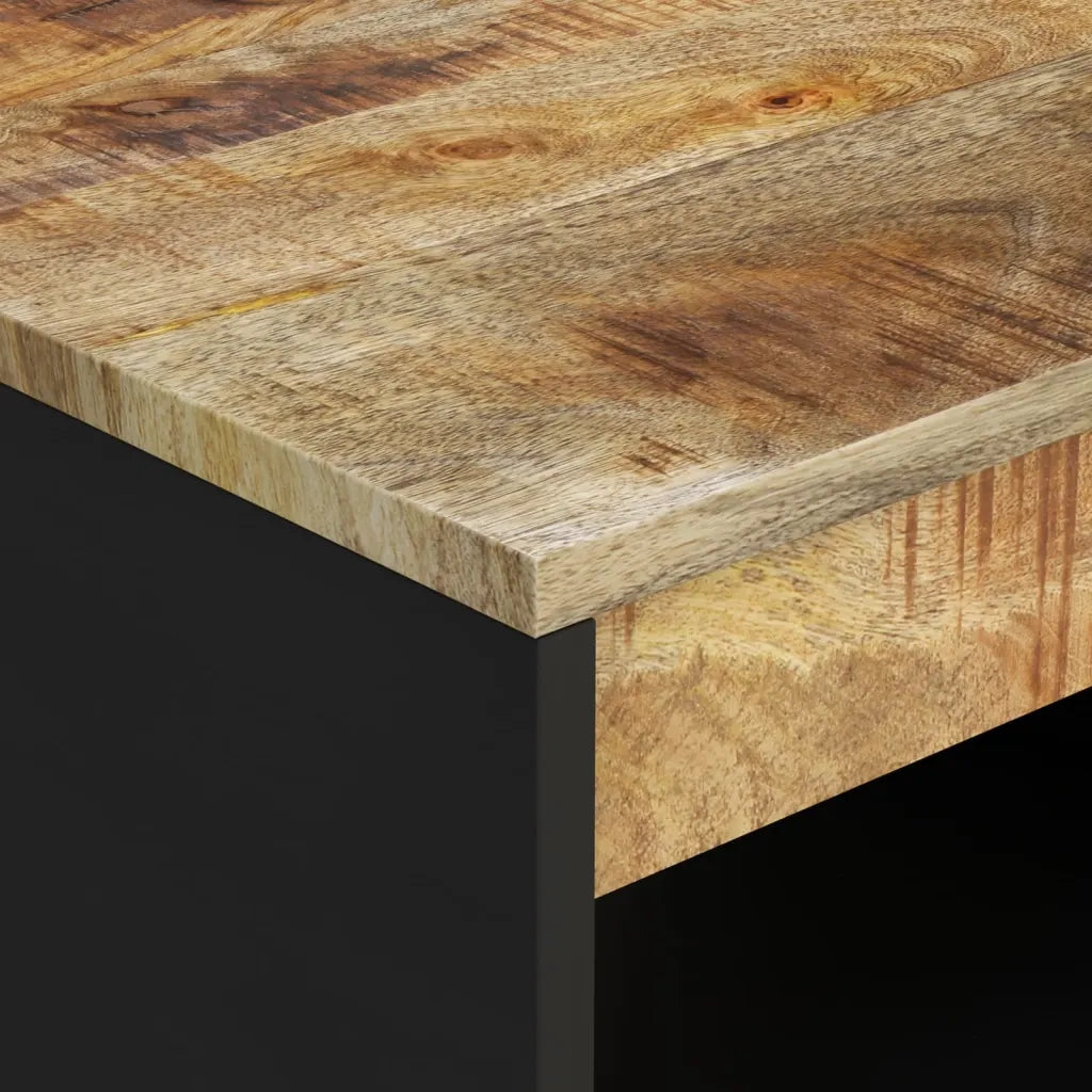 Tavolino da Salotto 90x50x40 cm in Legno Massello di Mango 352869