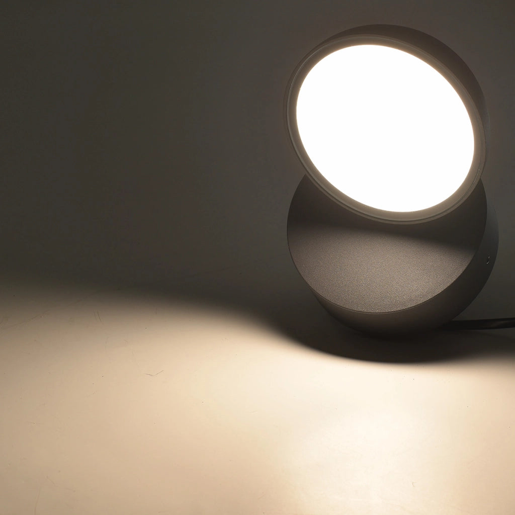 APPLIQUE LED DA ESTERNO 12W CON CCT SWITCH - ILLUMINAZIONE REGOLABILE A 3 TEMPERATURE DI COLORE IP54 DESIGN MODERNO IN ALLUMINIO