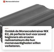 Macchina Morse con grande capacità di memoria - Trainer Morse - Chiave di memoria automatica - Chiave CW - Lega di alluminio - Protezione dei dati