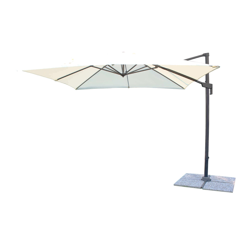OMBRELLONE NEWTON CON TELO ECRÙ 2 X 3 MT