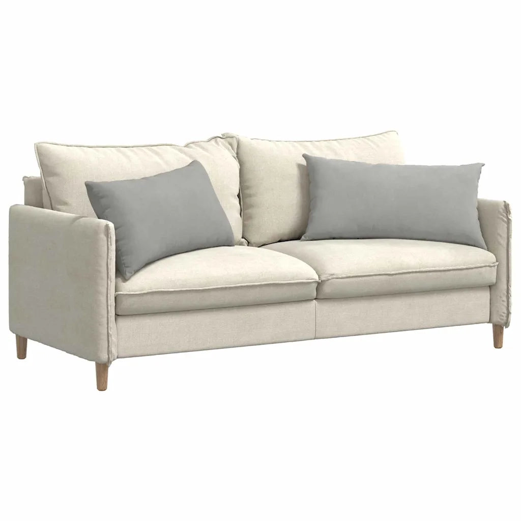 Cuscini da Divano 2 pz | Cuscini per sedie Grigio chiaro 80 x 40 cm Tessuto