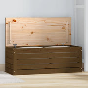 Contenitore Portaoggetti Ambra 89x36,5x33cm Legno Massello Pino 823622