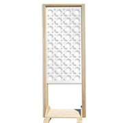 CROSS - Separè - Paravento modulabile - 70x190cm - in Legno e PVC Colore: bianco