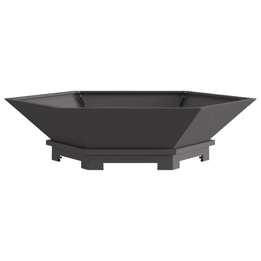 Focolare Nero 100 x 100 x 28 cm Acciaio CFW9784795