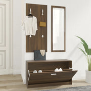 Set Scarpiere 3 in 1 rovere marrone in Legno Multistrato 342576