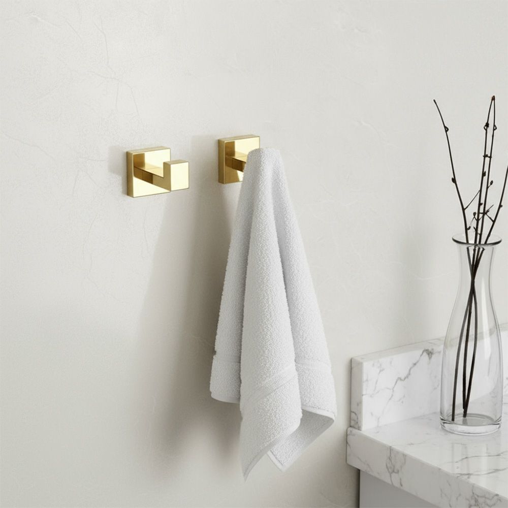 Set Accessori Da Bagno Rio Gold 4 Pezzi